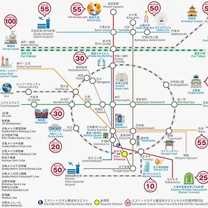  아파트 Eslead Namba Ebisu West 일본